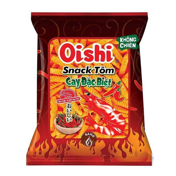 ЧИПСЫ ОЙШИ СУПЕР ОСТРЫЕ СО ВКУСОМ КРЕВЕТКИ 68 Г