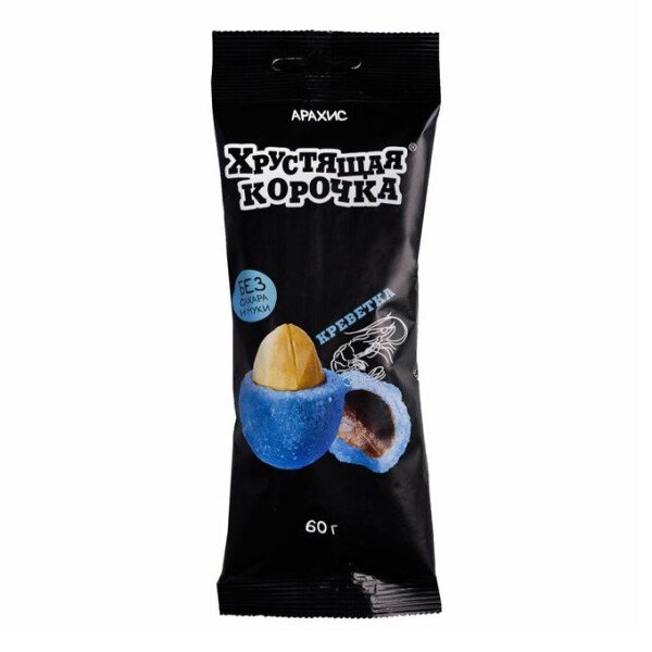 АРАХИС ЭВЕРТОН В ГЛАЗУРИ ХРУСТЯЩАЯ КОРОЧКА КРЕВЕТКА 60 Г