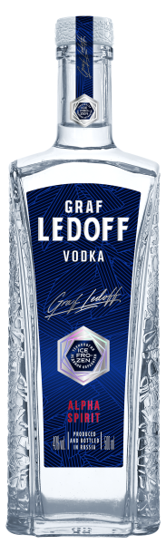 ВОДКА ГРАФ ЛЕДОФФ 40% 0,5Л