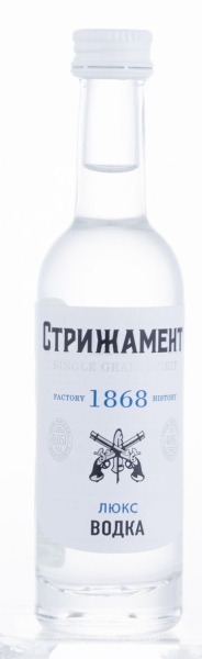 ВОДКА СТРИЖАМЕНТ ЛЮКС 40% 0,05Л