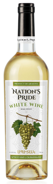 ВИНО ГОРДОСТЬ НАЦИИ БЕЛ П/СЛ 11−12% 0,75Л