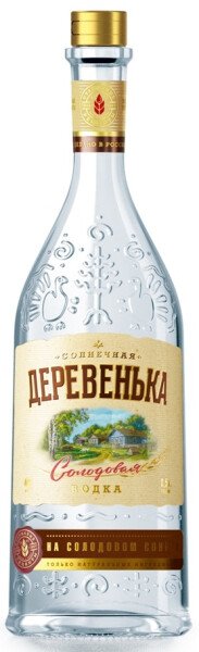 ВОДКА СОЛНЕЧНАЯ ДЕРЕВЕНЬКА 40% 0,25Л