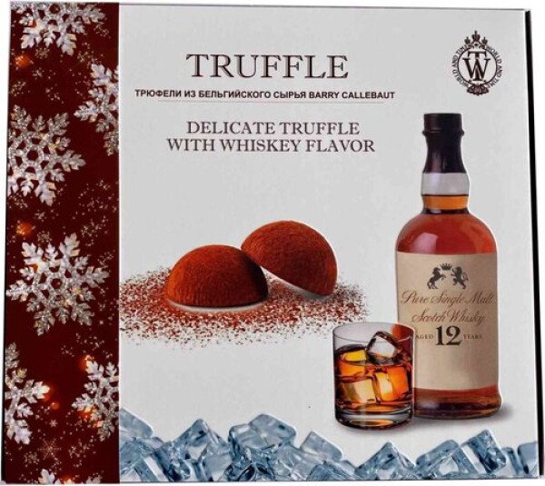 НАБОР КОНФЕТ ВЕРЛД ТАЙМ НЕЖНЫЙ ТРЮФЕЛЬ СО ВКУСОМ ВИСКИ 120 Г