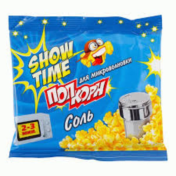 ПОП КОРН СВЧ ШОУ ТАЙМ СОЛЬ 80 Г