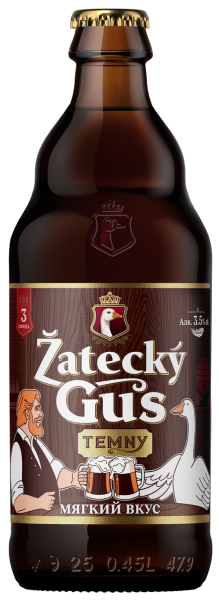 ПИВО ЖАТЕЦКИЙ ГУСЬ ТЕМНОЕ 3,5% 0,45Л СТ/Б