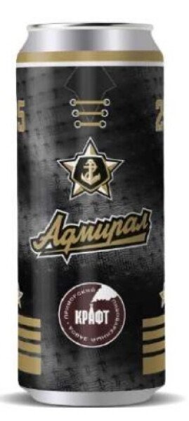 ПИВО АДМИРАЛ ТЕМНОЕ НЕФИЛЬТРОВАННОЕ 4,4% 0,45Л Ж/Б