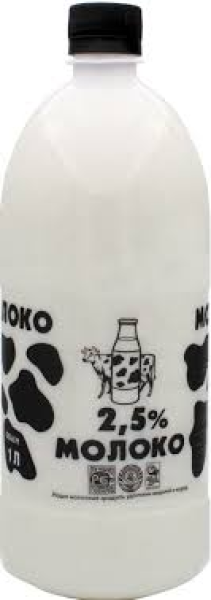 МОЛОКО АРСЕНЬЕВСКИЙ МК ПАСТЕРИЗОВАННОЕ ГОСТ 2,5% 1,0Л ПЛ/Б