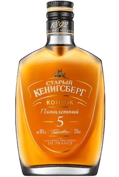 КОНЬЯК СТАРЫЙ КЕНИГСБЕРГ 5 ЛЕТ 40% 0,25Л