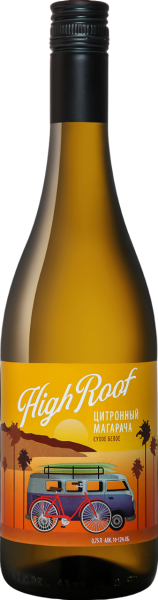 ВИНО ЦИТРОННЫЙ МАГАРАЧА ХАЙ РУФ БЕЛ СУХ 10−12% 0,75Л