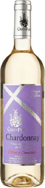 ВИНО КРУС ДЕ ПЛАТА ШАРДОНЕ БЕЛ П/СЛ 12% 0,75Л