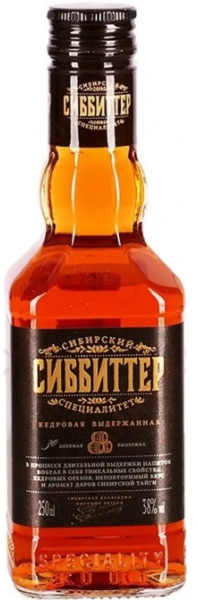 НАСТОЙКА ГОРЬКАЯ СИББИТТЕР КЕДРОВАЯ ВЫДЕРЖАННАЯ 35% 0,25Л