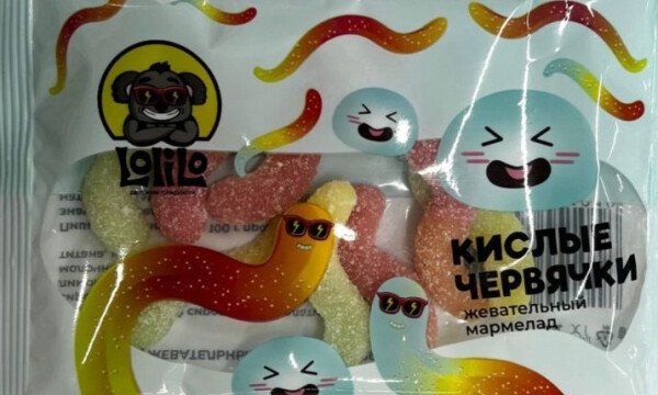 МАРМЕЛАД ЛОЛИЛО ЖЕВАТЕЛЬНЫЙ КИСЛЫЕ ЧЕРВЯЧКИ 90 Г