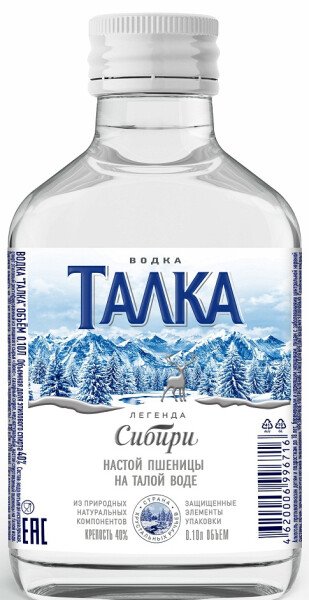 ВОДКА ТАЛКА 40% 0,1Л
