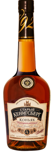 КОНЬЯК СТАРЫЙ КЕНИГСБЕРГ 4 ГОДА 40% 0,7Л