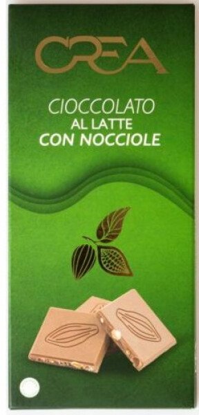 ШОКОЛАД КРЕЯ КЛАССИК ЛАЙН МОЛОЧНЫЙ С КУСОЧКАМИ ФУНДУКА 100 Г