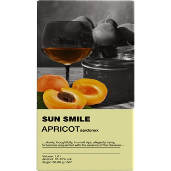 ПЛОДОВАЯ АЛКОГОЛЬНАЯ ПРОДУКЦИЯ АБРИКОС САРДОНИКС ТМ УЛЫБКА СОЛНЦА П/СЛ 12% 1,0Л Т/П
