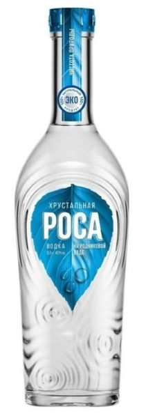 ВОДКА РОСА ХРУСТАЛЬНАЯ 40% 0,5Л