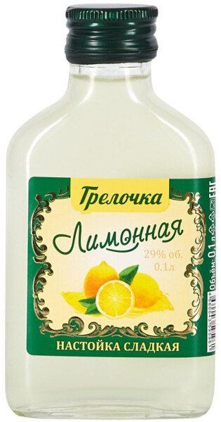 НАСТОЙКА СЛАДКАЯ ГРЕЛОЧКА ЛИМОННАЯ 29% 0,1Л