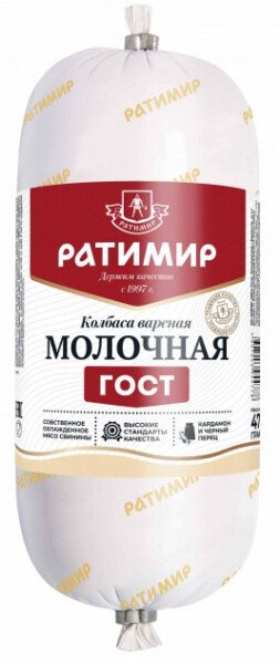 КОЛБАСА РАТИМИР МОЛОЧНАЯ 470 Г