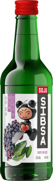 АПЕРИТИВ СОДЖУ СИБСА СО ВКУСОМ ВИНОГРАД-АЛОЭ 14% 0,375Л