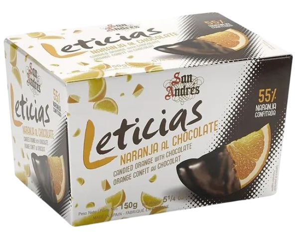 КОНДИТЕРСКОЕ ИЗДЕЛИЕ ДОЛЬКИ ЗАСАХАРЕННОГО АПЕЛЬСИНА В ТЕМНОМ ШОКОЛАДЕ 150 Г