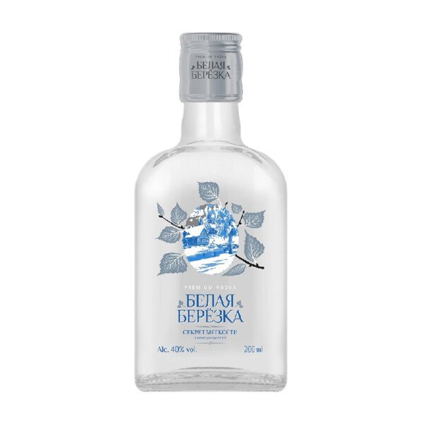 ВОДКА БЕЛАЯ БЕРЕЗКА 40% 0,2Л
