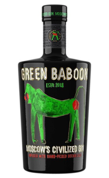 ДЖИН ГРИН БАБУН 40% 0,5Л