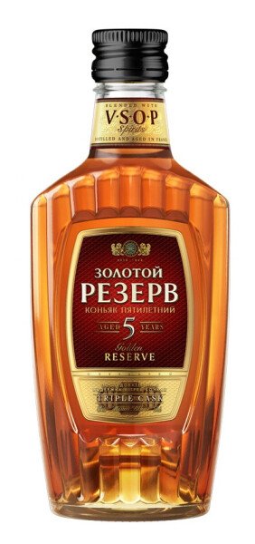 КОНЬЯК ЗОЛОТОЙ РЕЗЕРВ 40% 0,25Л