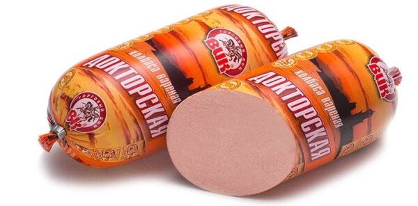 КОЛБАСА ВИК ДОКТОРСКАЯ ГОСТ ВАРЕНАЯ 500 Г