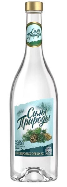 ВОДКА СИЛЫ ПРИРОДЫ НА КЕДРОВЫХ ОРЕШКАХ ОСОБАЯ 40% 0,5Л