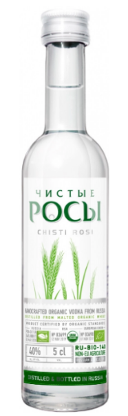 ВОДКА ЧИСТЫЕ РОСЫ 40% 0,05Л