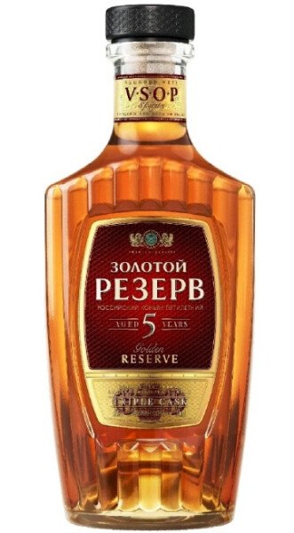 КОНЬЯК ЗОЛОТОЙ РЕЗЕРВ 5 ЛЕТ 40% 0,5Л