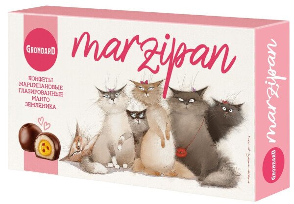 НАБОР КОНФЕТ МАКС ГРОНДАРД МАНГО И ЗЕМЛЯНИКА ИЗ МАРЦИПАНА 126 Г
