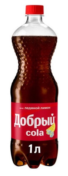 НАПИТОК ДОБРЫЙ КОЛА ЛЕДЯНОЙ ЛИМОН Б/АЛК ГАЗ 1Л ПЛ/Б