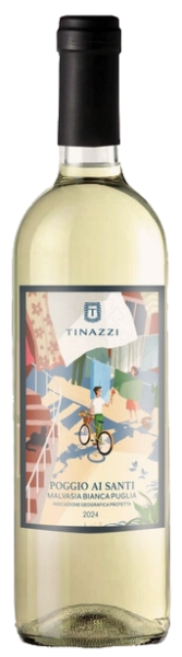 ВИНО ПОДЖО АЙ САНТИ МАЛЬВАЗИЯ БЬЯНКА ПУЛИЯ БЕЛ СУХ 11,5% 0,75Л