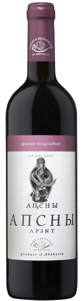 ВИНО АПСНЫ КР П/СЛ 10−12% 0,75Л