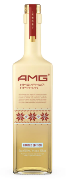 НАСТОЙКА ПОЛУСЛАДКАЯ АМГ ИМБИРНЫЙ ПРЯНИК 30% 0,5Л