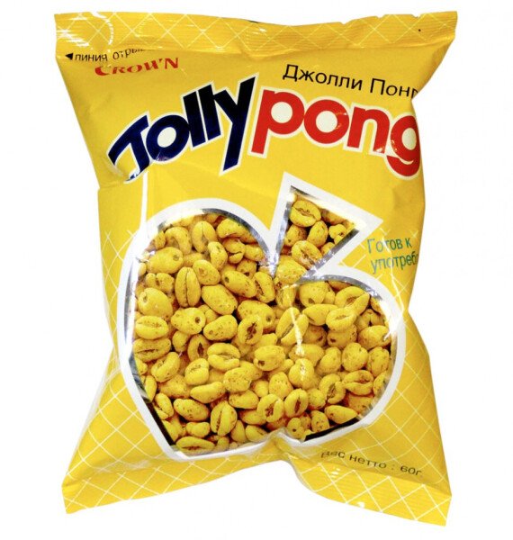 ВОЗДУШНЫЕ ПШЕНИЧНЫЕ ЗЕРНА ДЖОЛЛИ ПОНГ 60 Г