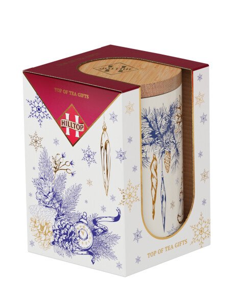 ЧАЙ ХИЛЛТОП ПОДАРОК ЦЕЙЛОНА ПРЕМИУМ УЮТНАЯ ГОЛЛАНДИЯ 50 Г КЕРАМИЧЕСКАЯ ЧАЙНИЦА