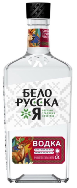 ВОДКА БЕЛОРУССКАЯ ОРИГИНАЛЬНАЯ 40% 0,5Л