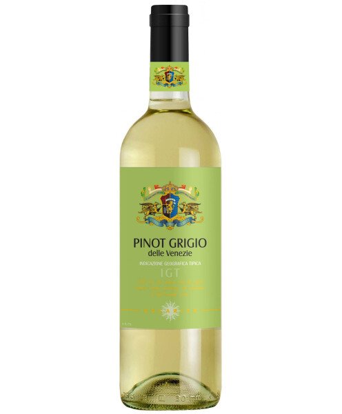 ВИНО ДЕЛЛЕ ВЕНЕЦИЯ ПИНО ГРИДЖИО БЕЛ СУХ 12% 0,75Л