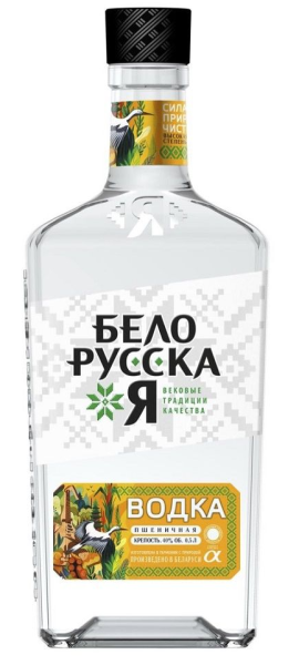 ВОДКА БЕЛОРУССКАЯ ПШЕНИЧНАЯ 40% 0,5Л