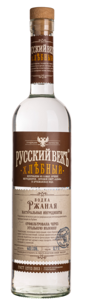ВОДКА РУССКИЙ ВЕК РЖАНАЯ 40% 1,0Л