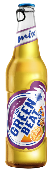 ПИВНОЙ НАПИТОК ГРИНБИТ МИКС МАНГО МАРАКУЙЯ 6% 0,45Л СТ/Б