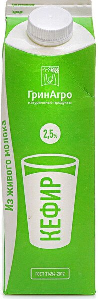 КЕФИР ГРИНАГРО 2,5% 1,0Л ПЭТ