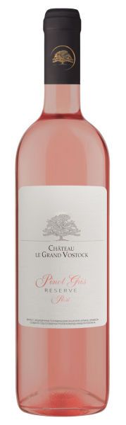 ВИНО ШАТО ЛЕ ГРАН ВОСТОК ПИНО ГРИ РЕЗЕРВ РОЗ СУХ 13% 0,75Л