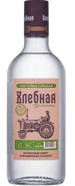 НАСТОЙКА ГОРЬКАЯ ХЛЕБНАЯ АРОМАТНАЯ 35% 0,5Л