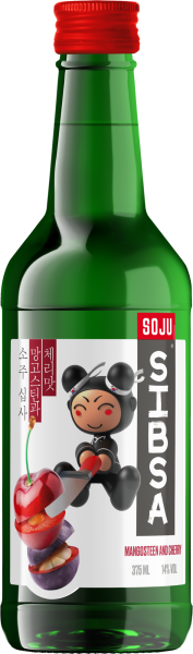 АПЕРИТИВ СОДЖУ СИБСА СО ВКУСОМ ВИШНИ И МАНГОСТИНА 14% 0,375Л