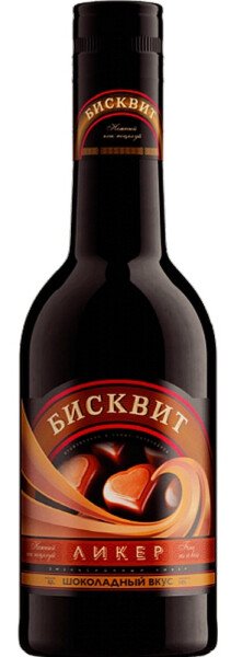 ЛИКЕР ЭМУЛЬСИОННЫЙ БИСКВИТ ШОКОЛАДНЫЙ ВКУС 18% 0,5Л