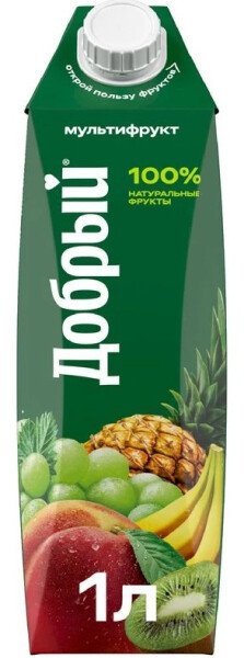 НЕКТАР ДОБРЫЙ МУЛЬТИФРУТ 1,0Л Т/П